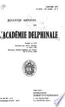 Bulletin mensuel de l'Académie delphinale