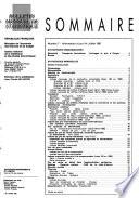 Bulletin mensuel de statistique