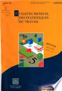 Bulletin mensuel des statistiques du travail