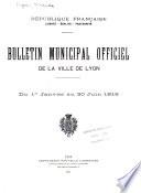 Bulletin municipal officiel