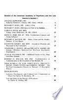 Bulletin of the American Academy of Psychiatry and the Law