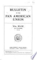 Bulletin of the Pan American Union