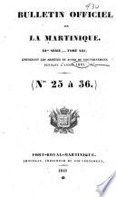 Bulletin officiel de la Martinique
