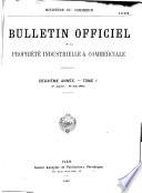 Bulletin officiel de la propriété industrielle et commerciale