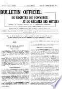 Bulletin officiel des annonces civiles et commerciales