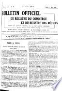 Bulletin officiel des annonces civiles et commerciales