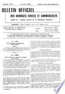 Bulletin officiel des annonces civiles et commerciales