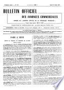 Bulletin officiel des annonces civiles et commerciales
