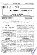 Bulletin officiel des annonces civiles et commerciales