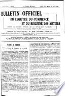Bulletin officiel des annonces civiles et commerciales