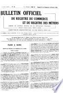Bulletin officiel des annonces civiles et commerciales
