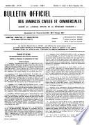Bulletin officiel des annonces civiles et commerciales