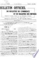 Bulletin officiel des annonces civiles et commerciales