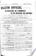Bulletin officiel des annonces civiles et commerciales
