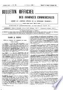Bulletin officiel des annonces civiles et commerciales
