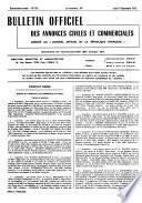 Bulletin officiel des annonces civiles et commerciales