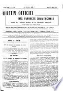 Bulletin officiel des annonces civiles et commerciales