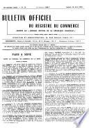 Bulletin officiel des annonces civiles et commerciales