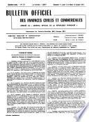 Bulletin officiel des annonces civiles et commerciales