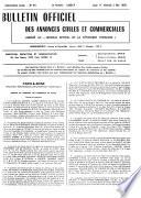 Bulletin officiel des annonces civiles et commerciales