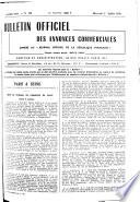 Bulletin officiel des annonces civiles et commerciales