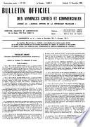 Bulletin officiel des annonces civiles et commerciales