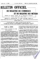 Bulletin officiel des annonces civiles et commerciales