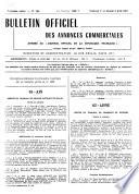 Bulletin officiel des annonces civiles et commerciales