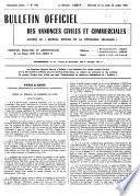 Bulletin officiel des annonces civiles et commerciales