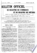 Bulletin officiel des annonces civiles et commerciales