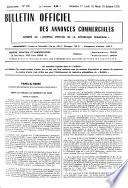 Bulletin officiel des annonces civiles et commerciales