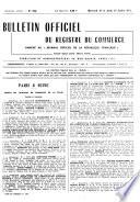 Bulletin officiel des annonces civiles et commerciales