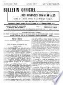 Bulletin officiel des annonces civiles et commerciales