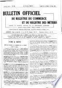 Bulletin officiel des annonces civiles et commerciales