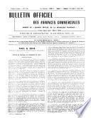 Bulletin officiel des annonces civiles et commerciales