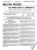 Bulletin officiel des annonces civiles et commerciales