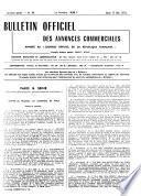 Bulletin officiel des annonces civiles et commerciales