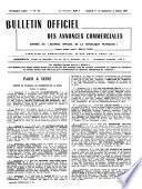 Bulletin officiel des annonces civiles et commerciales