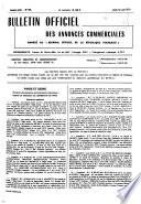 Bulletin officiel des annonces civiles et commerciales