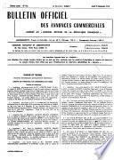 Bulletin officiel des annonces civiles et commerciales