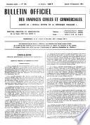 Bulletin officiel des annonces civiles et commerciales