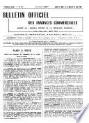 Bulletin officiel des annonces civiles et commerciales
