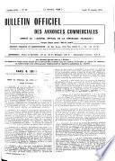 Bulletin officiel des annonces civiles et commerciales