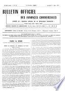 Bulletin officiel des annonces civiles et commerciales