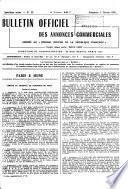 Bulletin Officiel des Annonces Commerciales