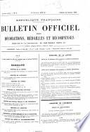 Bulletin Officiel des Decorations, Medailles et Recompenses