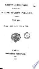 Bulletin officiel du Ministère de l'éducation nationale