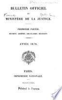 Bulletin officiel du Ministère de la justice