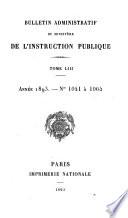 Bulletin officiel