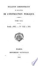 Bulletin officiel